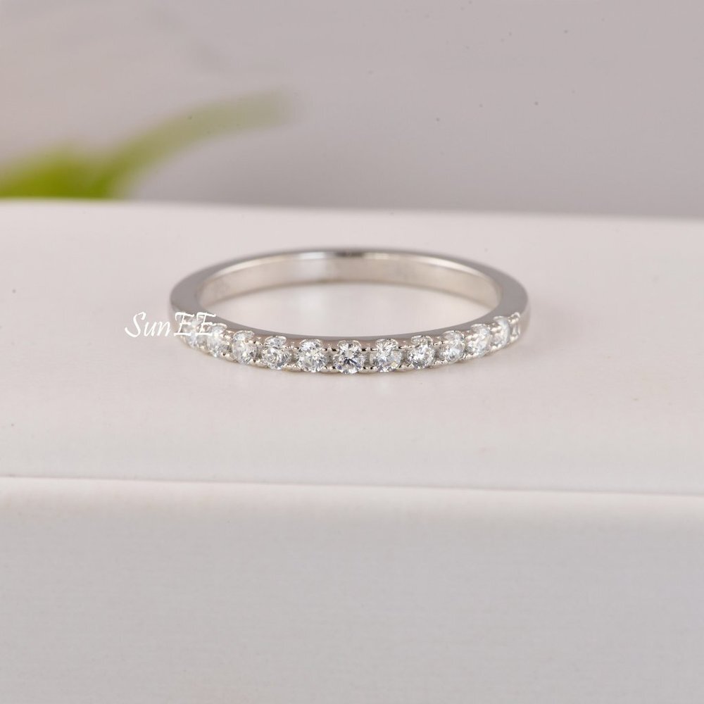 NEW RADIANT DIAMOND CUT WEDDING RINGS ENGAGEMENT RING SET - Picture 10 of 11